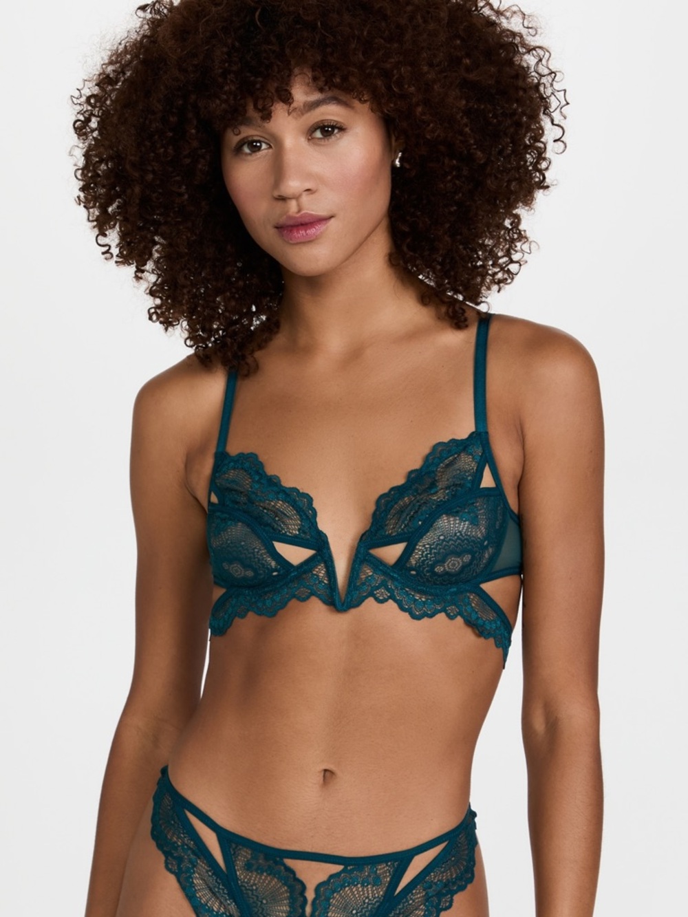 Thistle and Spire Kane Bra Chameleon | Teal | Size 36C